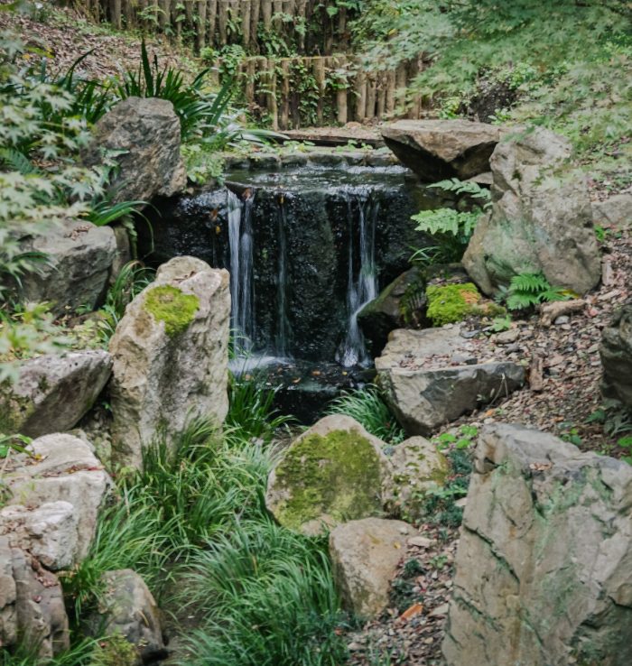 Waterfall for meditation